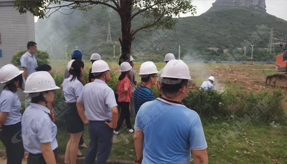 桂林鴻程機(jī)電設(shè)備有限公司廠區(qū)2#生產(chǎn)廠房開工大吉！